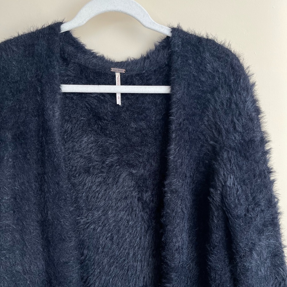Fuzzy free people cardigan!